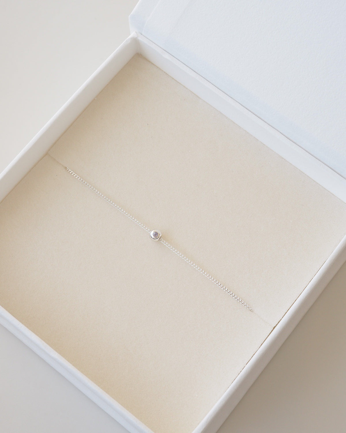 Tiny Birthstone Bead | Archive Tanzanite Bracelet