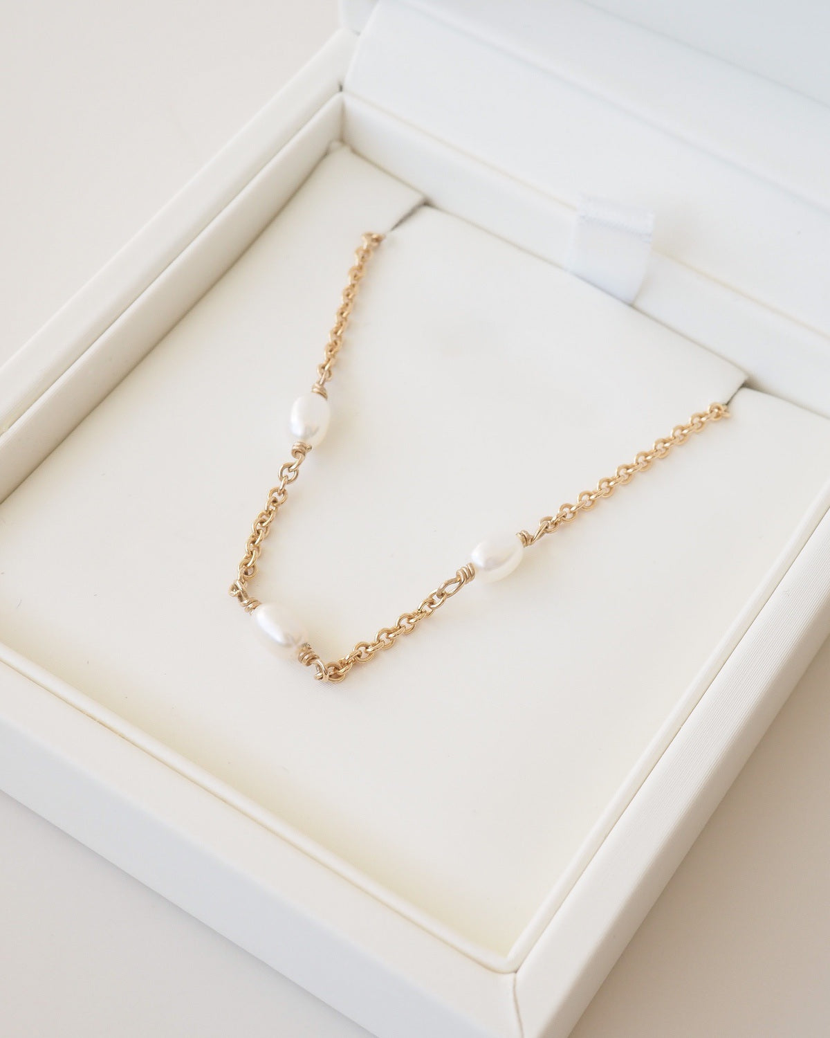 Trio Pearl Necklace | Archive Fixed Necklace