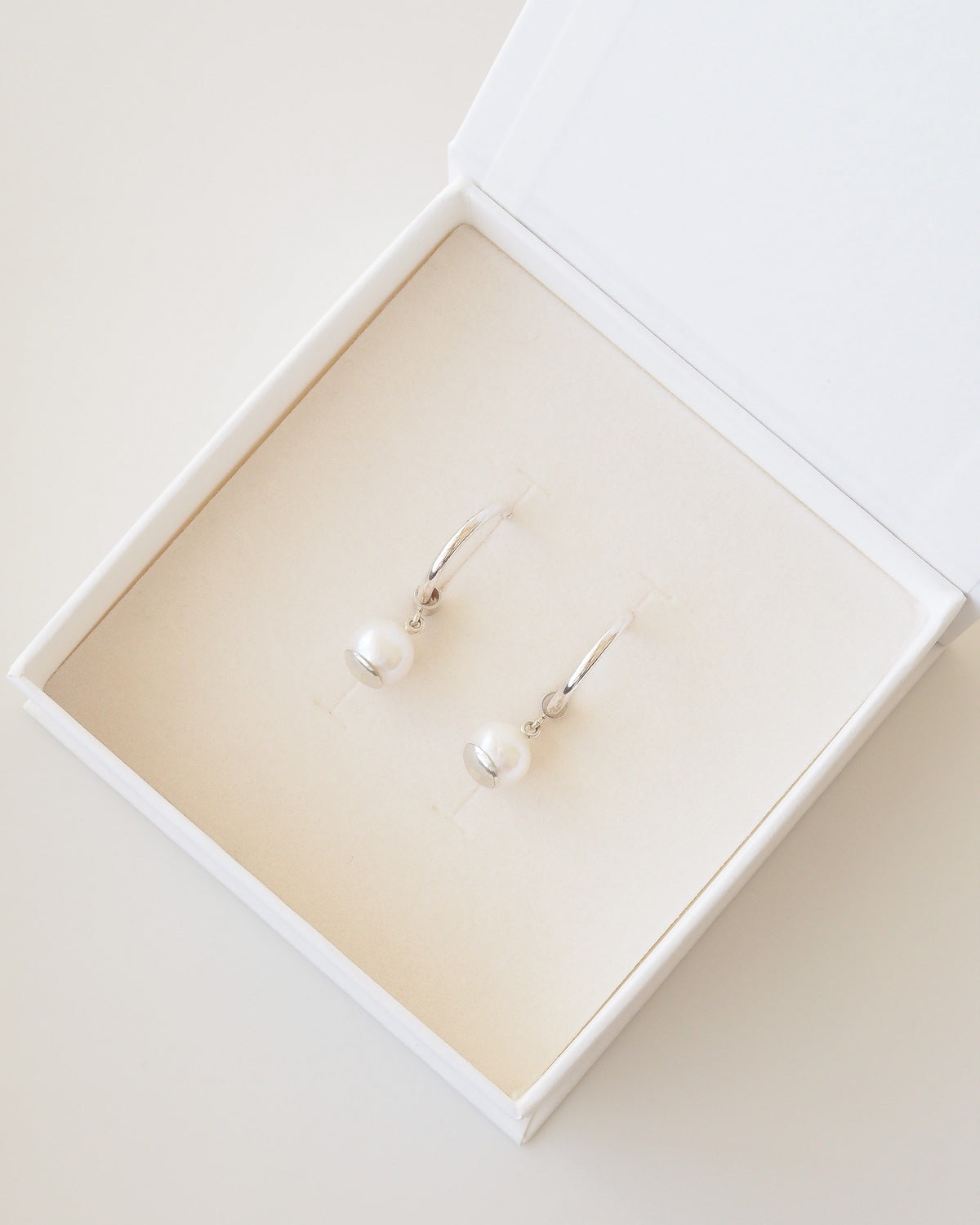 Pearl Hoops | Archive Earrings