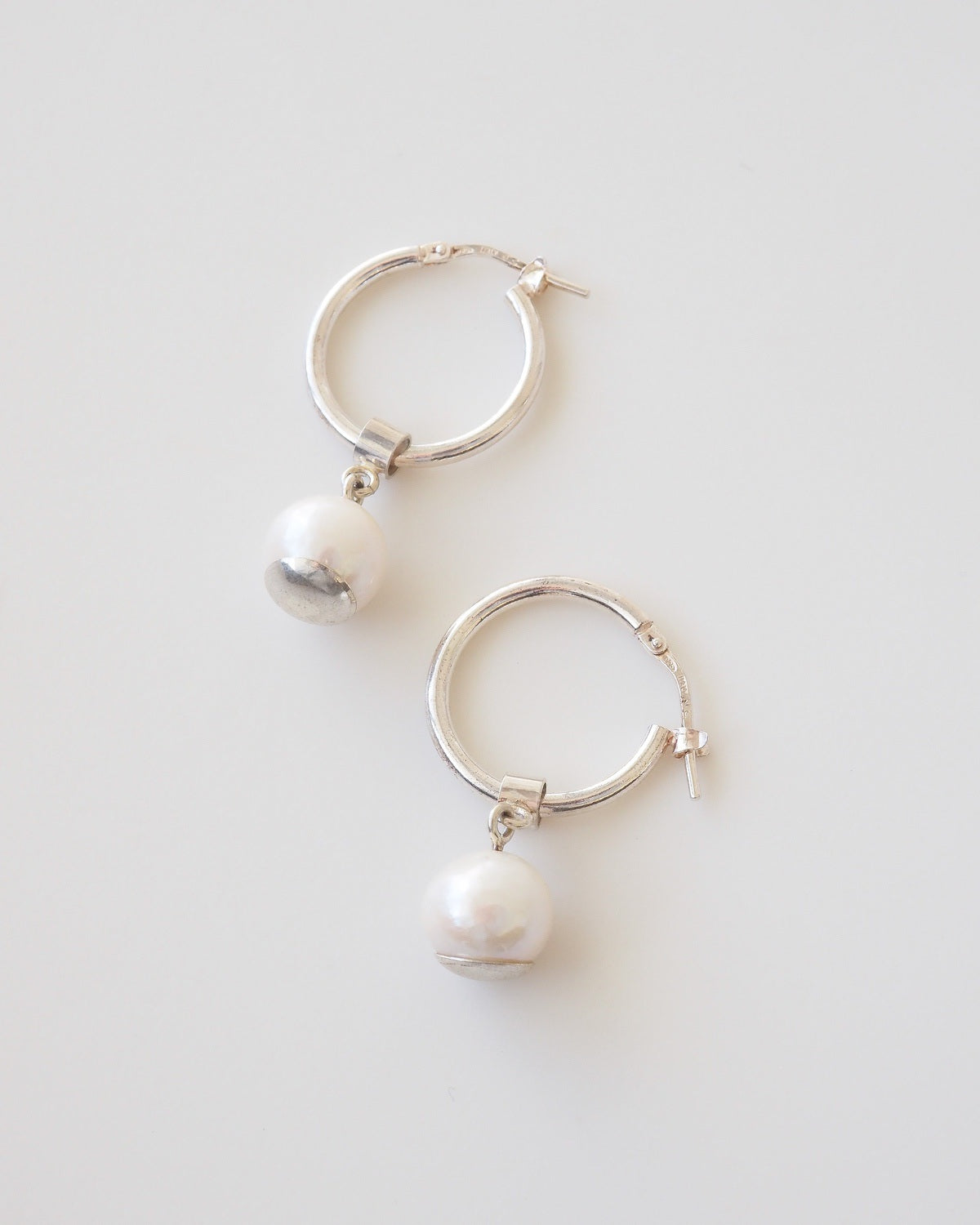 Pearl Hoops | Archive Earrings