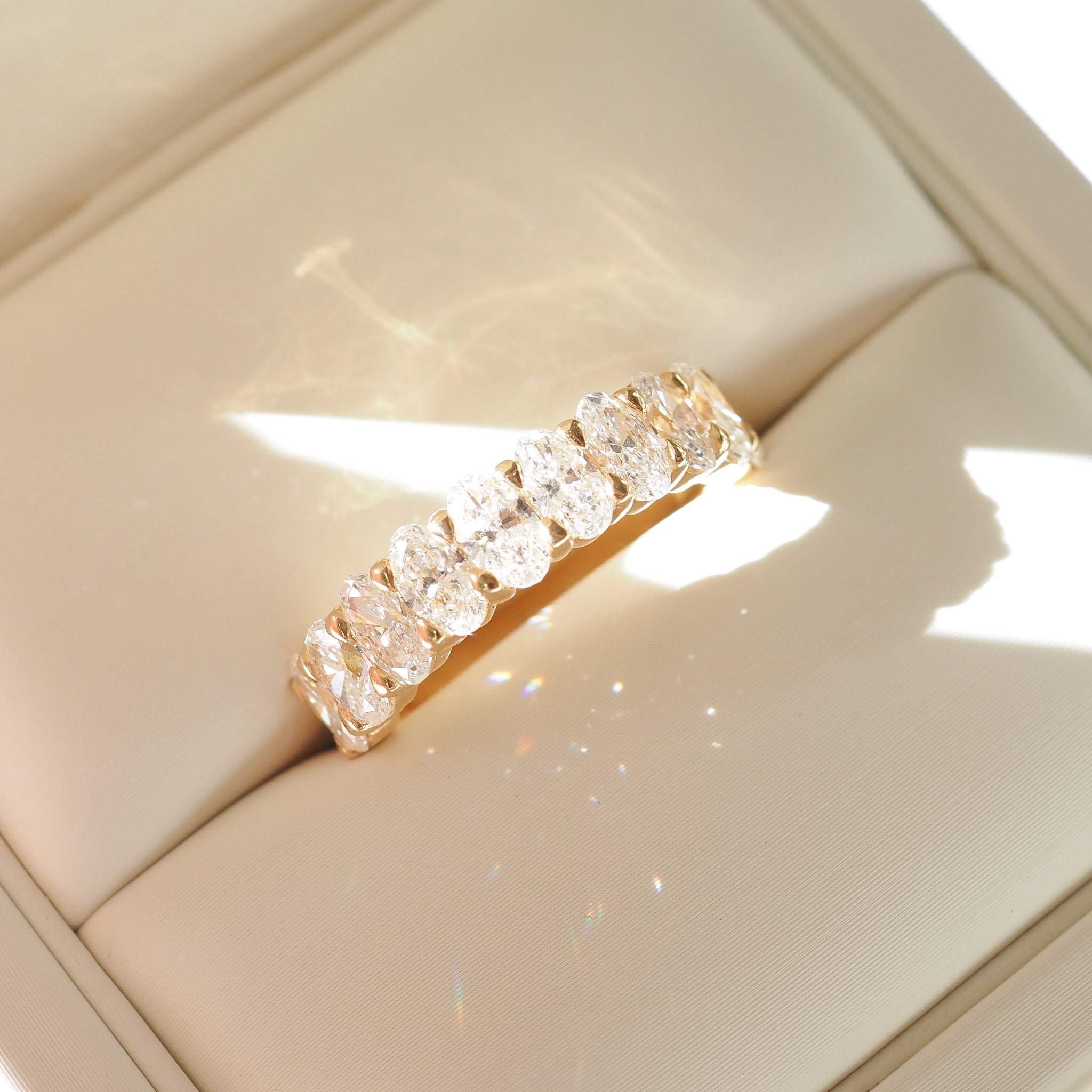 Camille Half Set | Medium Oval Diamond Ring