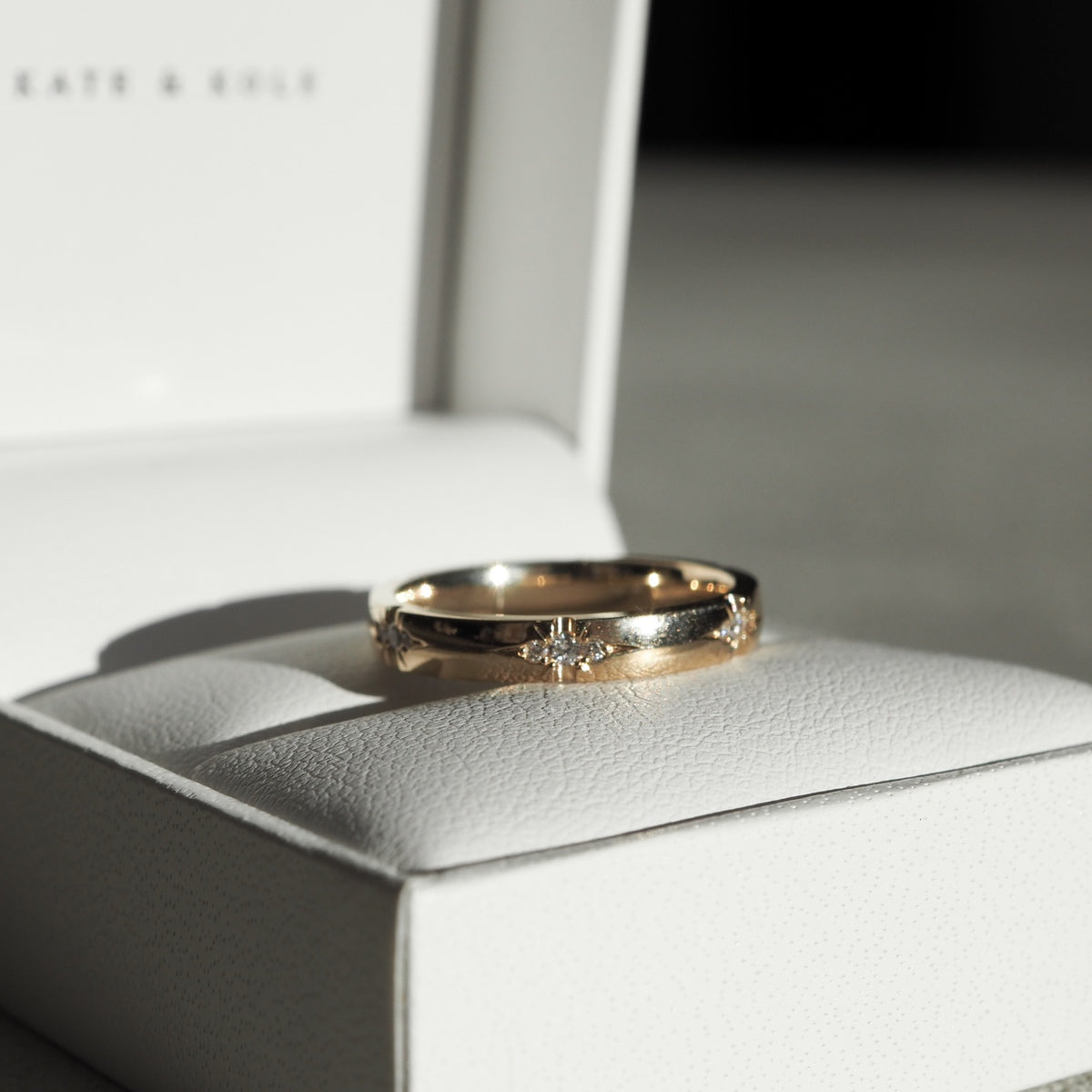 Luna Ring | Archive Trio Diamond Star Set Ring