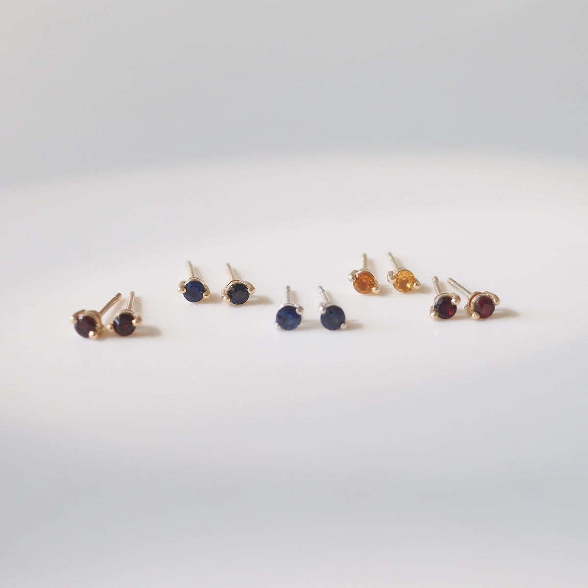 Birthstone Studs | Archive Earrings