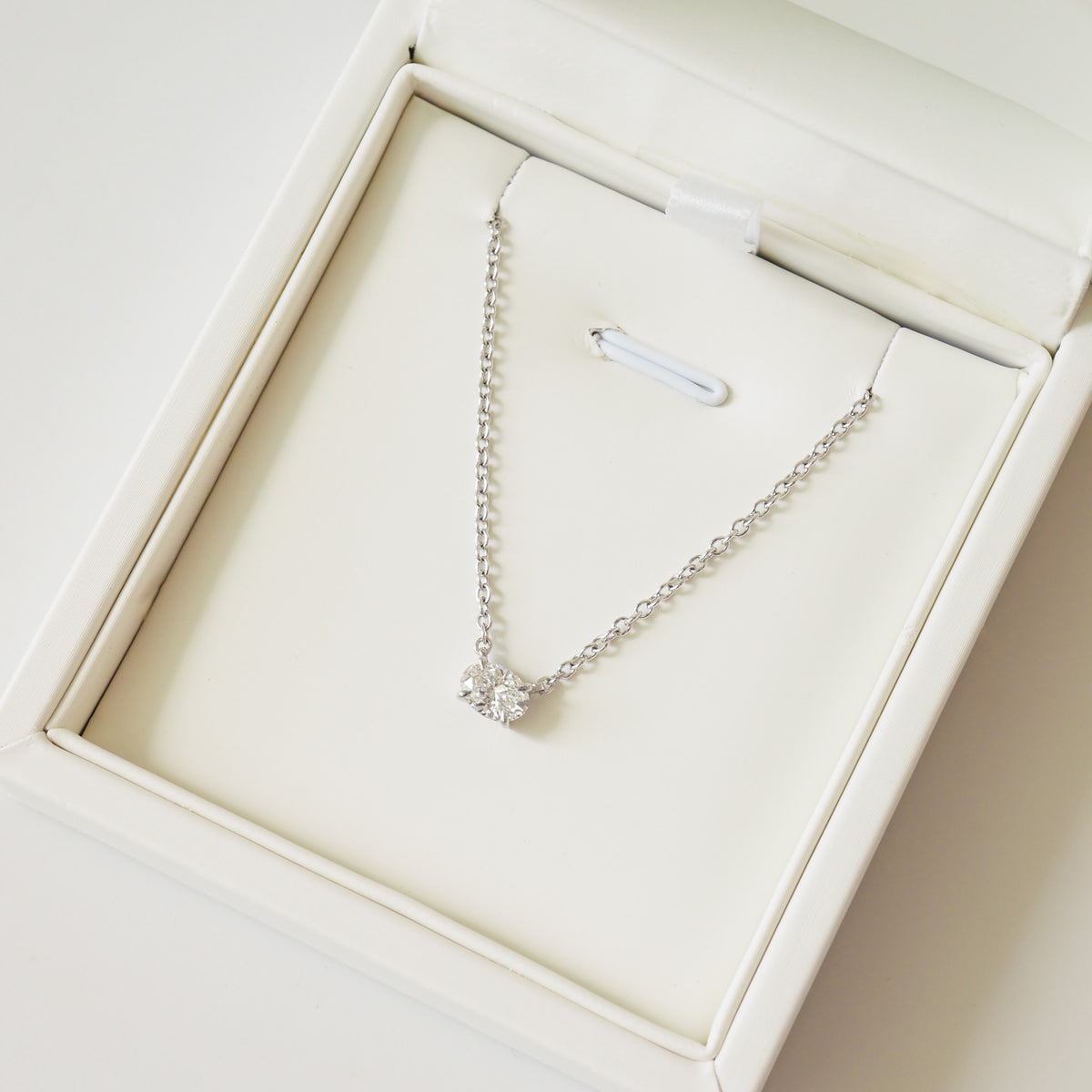 Fixed Oval Diamond Necklace | Archive 0.53ct Necklace