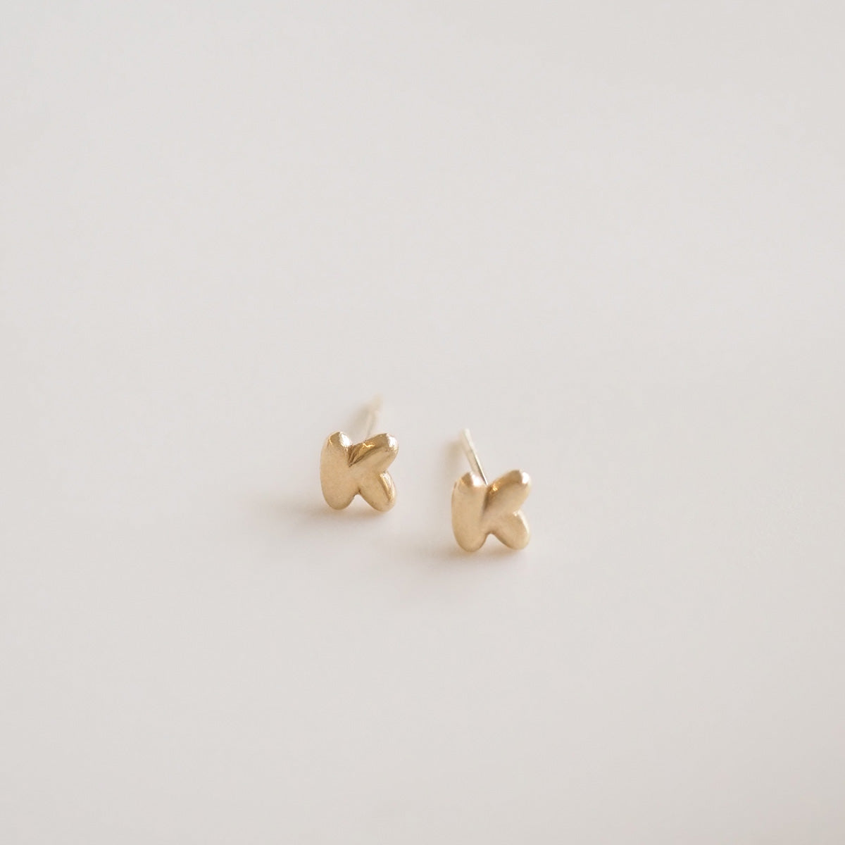 Puffed Letter Studs | Archive 'K' Earrings