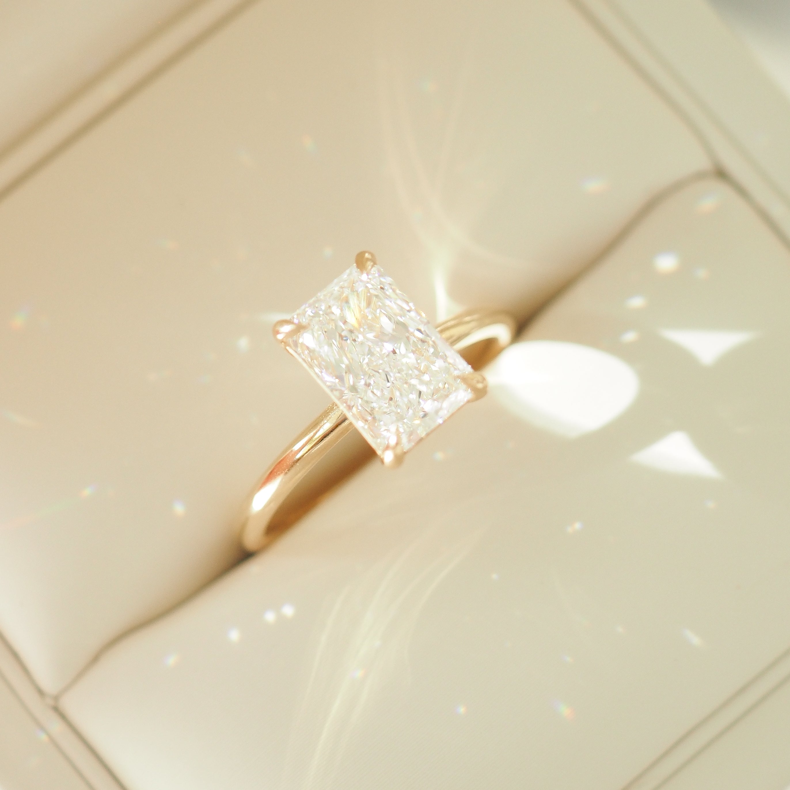 Rhea | 2ct Radiant Lab-Grown Diamond Ring