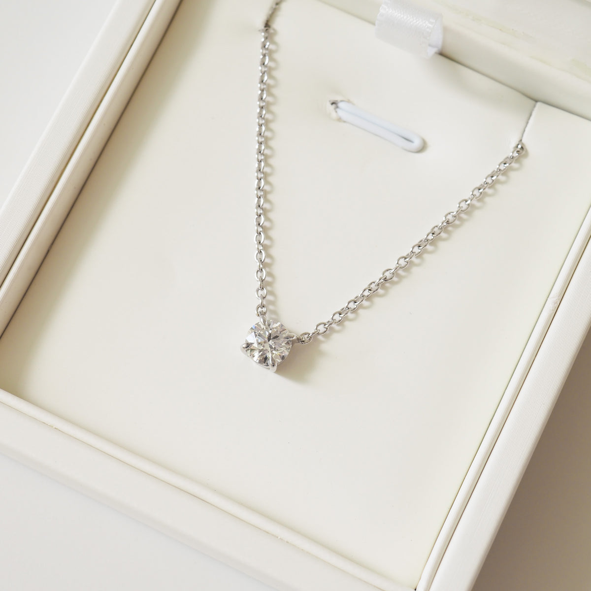 Fixed Round Diamond Necklace | Archive 0.75ct Necklace