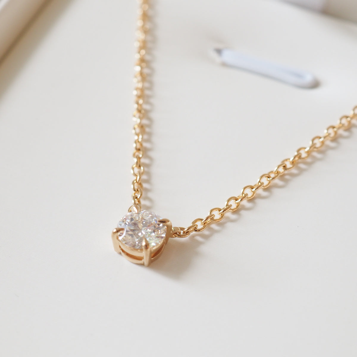 Fixed Round Diamond Necklace | Archive 0.52ct Necklace