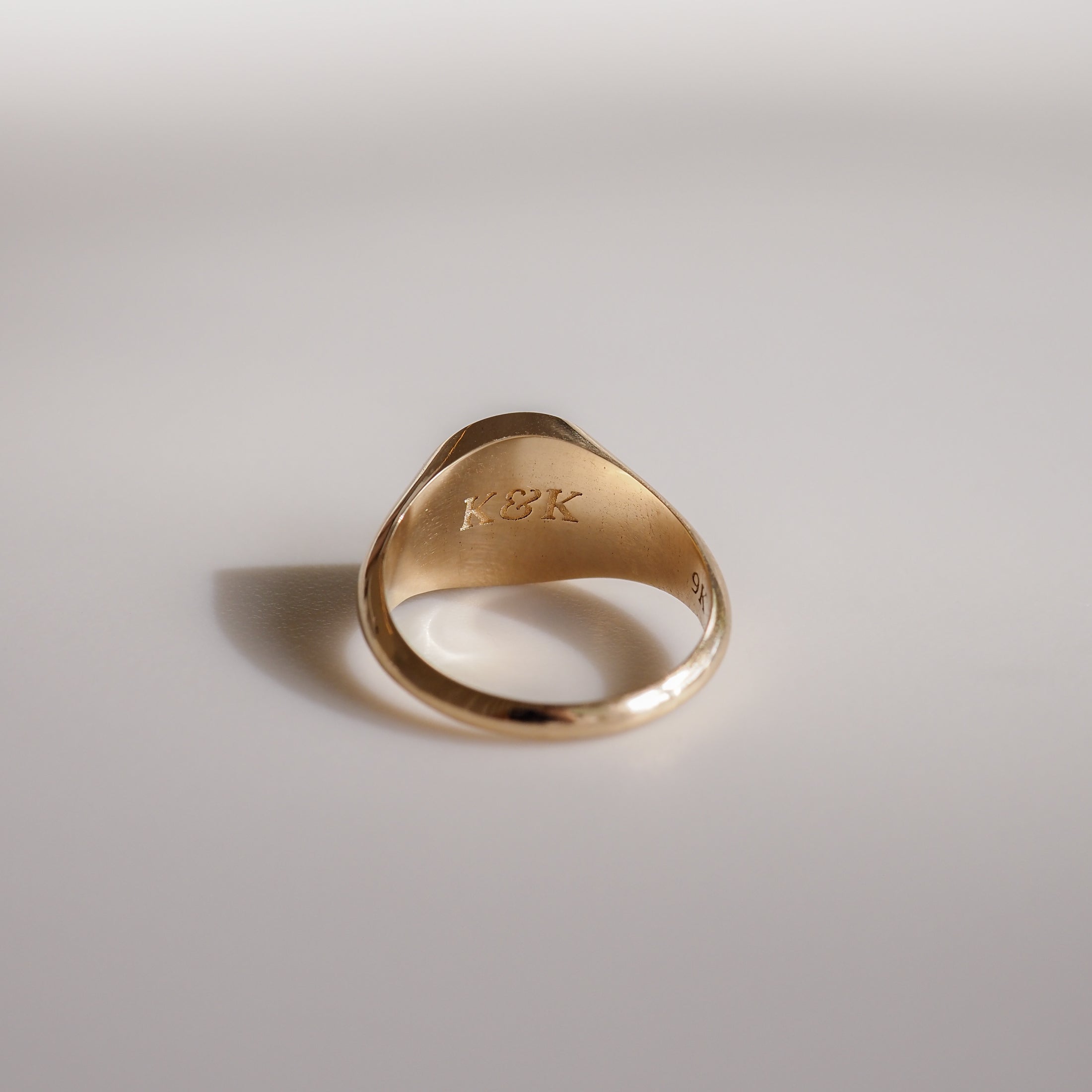 Men's Round Signet Ring | Archive Solid Signet Ring