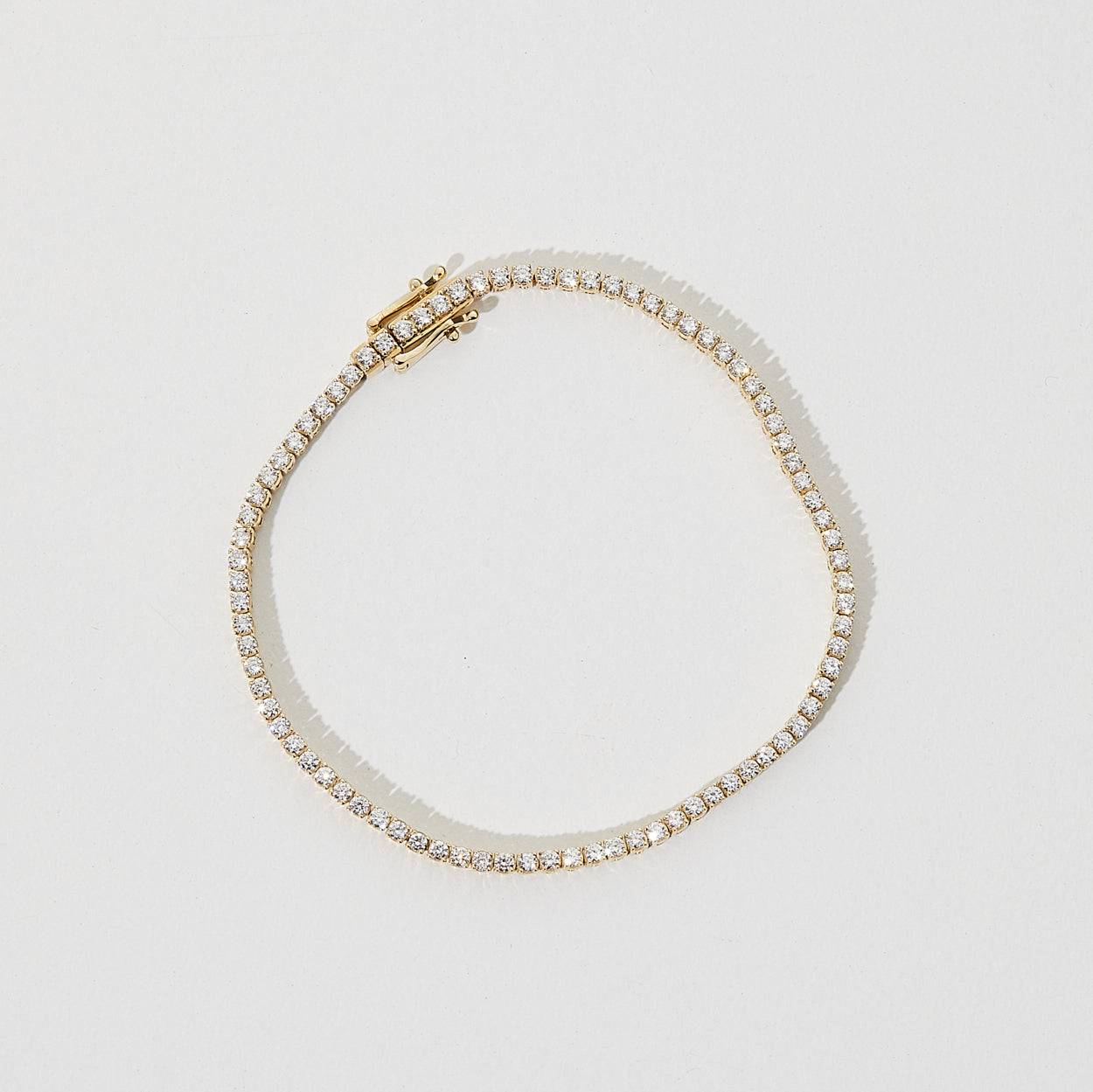 Tiny Tennis Bracelet | Round Lab-Grown Diamonds